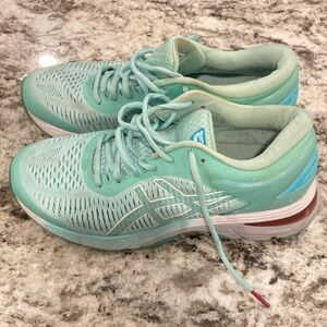 ASICS Women's Gel-Kayano 25 Aqua Running Shoes size 8.5